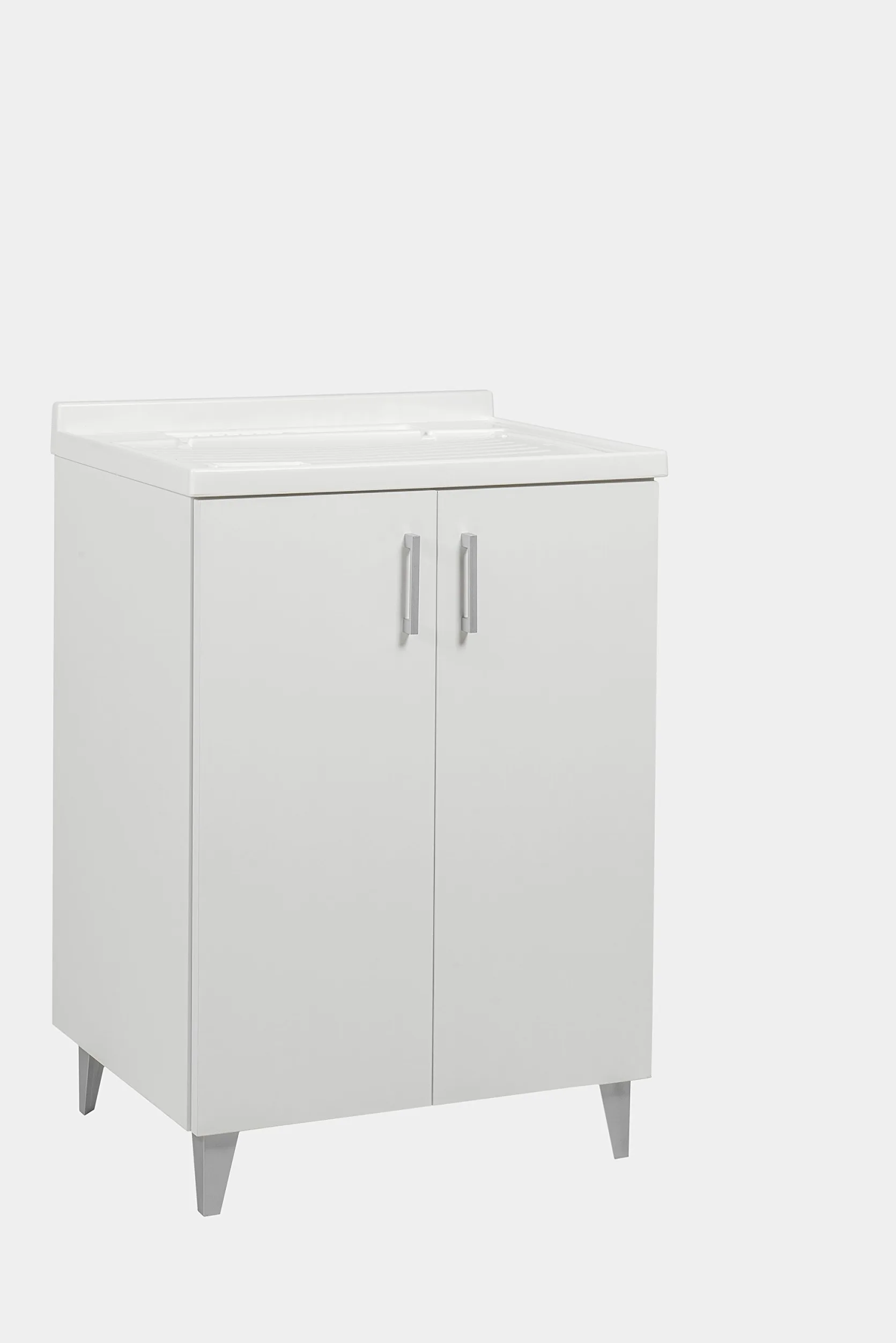 Lavatoio lavapanni in legno vasca resistente agli acidi + asse lavapanni 60x50