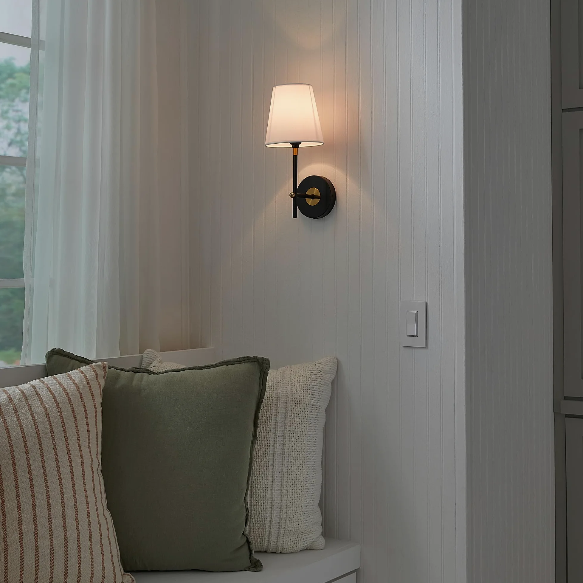 Lutron Sunnata STCL-153MS-WH, interruttore dimmer touch con tecnologia avanzata LED+ per LED e incandescenza, 3 vie/multi posizione, bianco (confezione da 6)