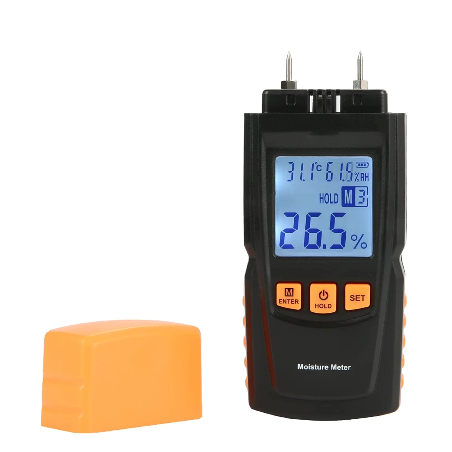 Igrometro Digitale Tester portatile del rivelatore rilevatore di umidità misuratore digitale