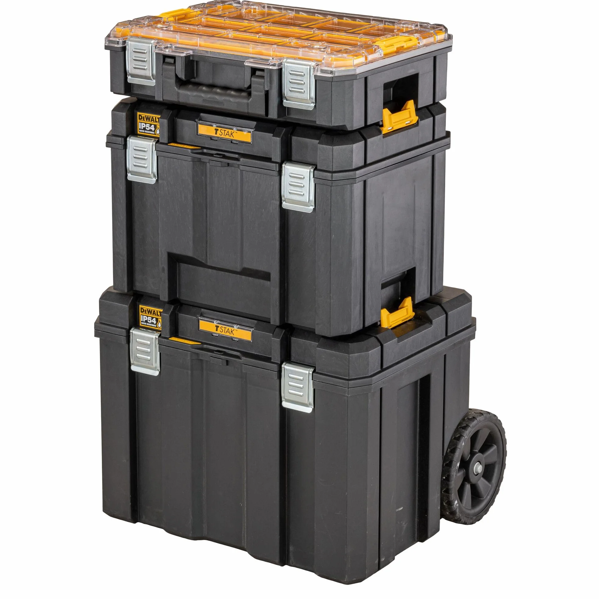 DEWALT DWST83347-1 TSTAK Vasca con Ruote e Impugnatura Telescopica 7"