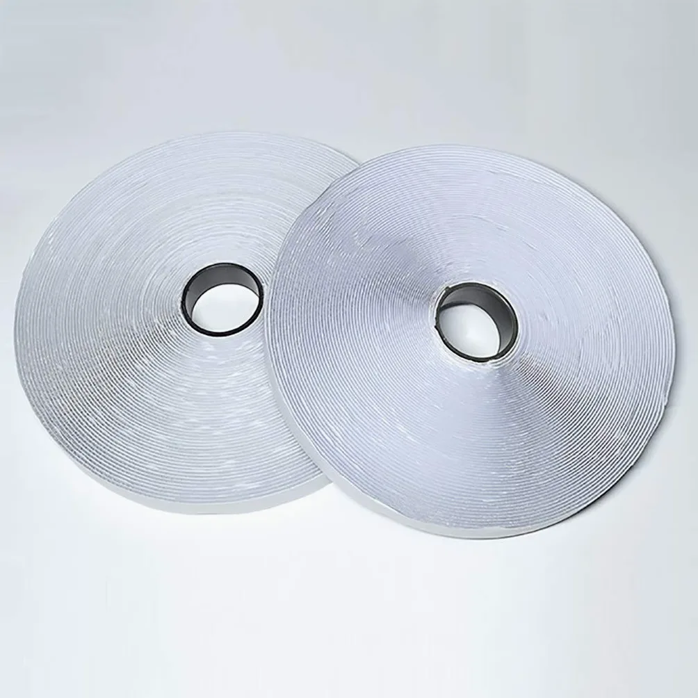 Nastro Autoadesivo Extra Forte 25m, Aderenza Forte Riutilizzabile Nastro Biadesivo Nastro Uncino e Nastro Asola, per Tende, Finestre e DIY. - Bianca 5cm Larghezza
