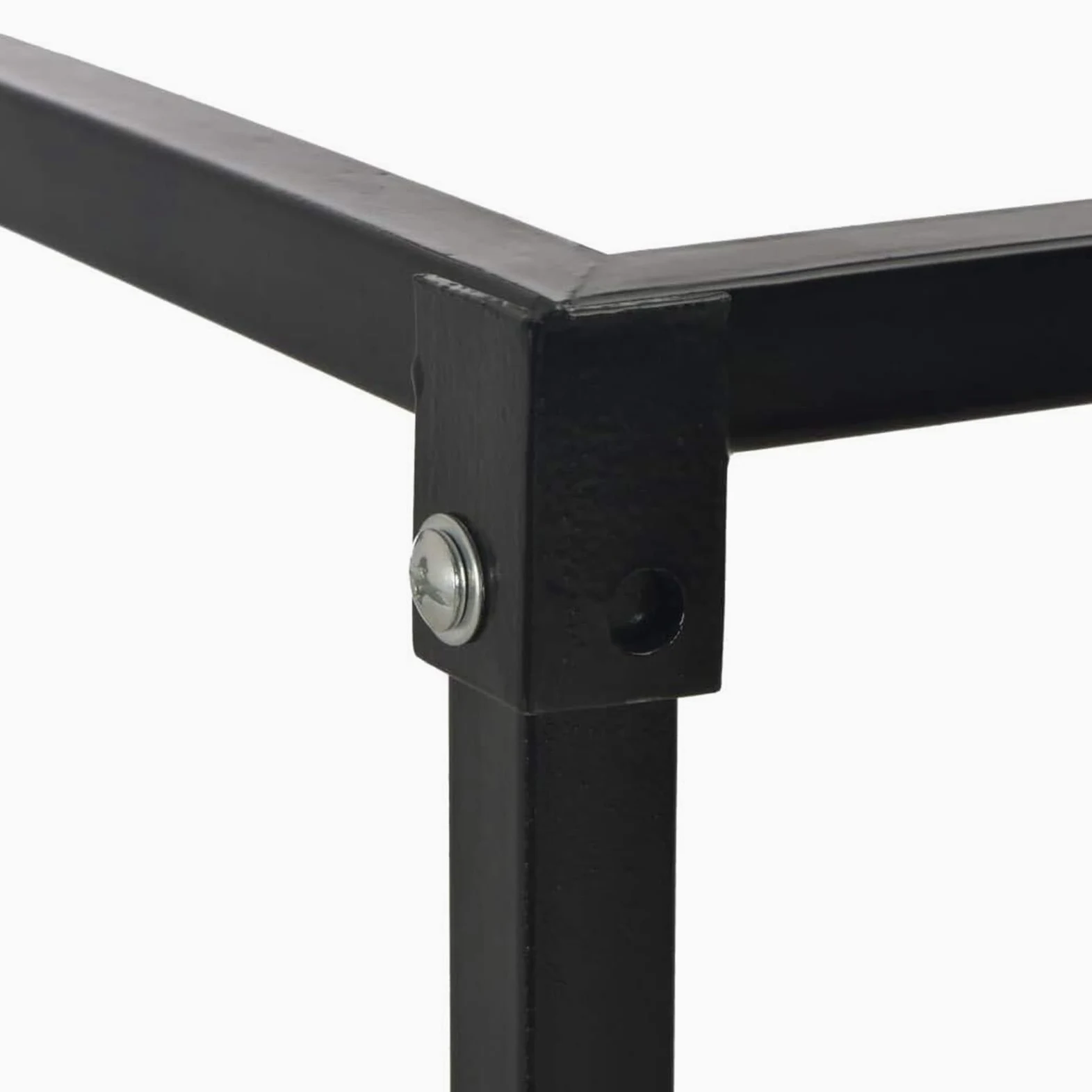 Portalegna con base nera 37x37x113 cm in acciaio, portalegna, scaffale portalegna, portalegna in metallo con ventilazione for esterni o interni, set portalegna