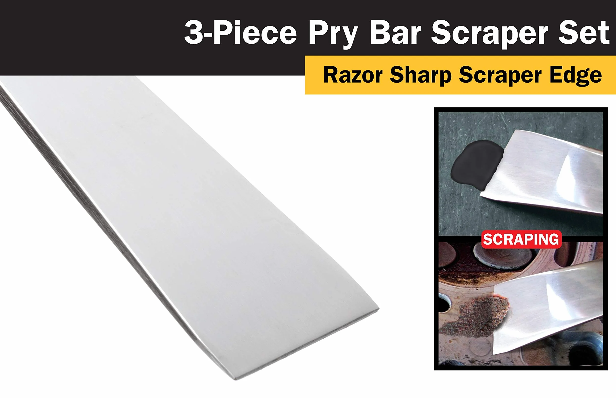 Titan 17007 3-Piece Pry Bar Set