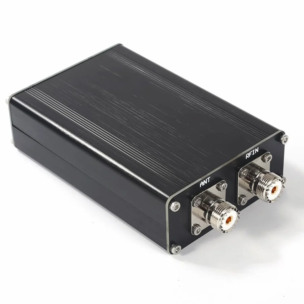 ATU-100 PRO+ Sintonizzatore D'Antenna Automatico 1.8-55Mhz Multifunzione Conveniente 0.96 Pollici Accordatore D'Antenna Nero Ricaricabile con