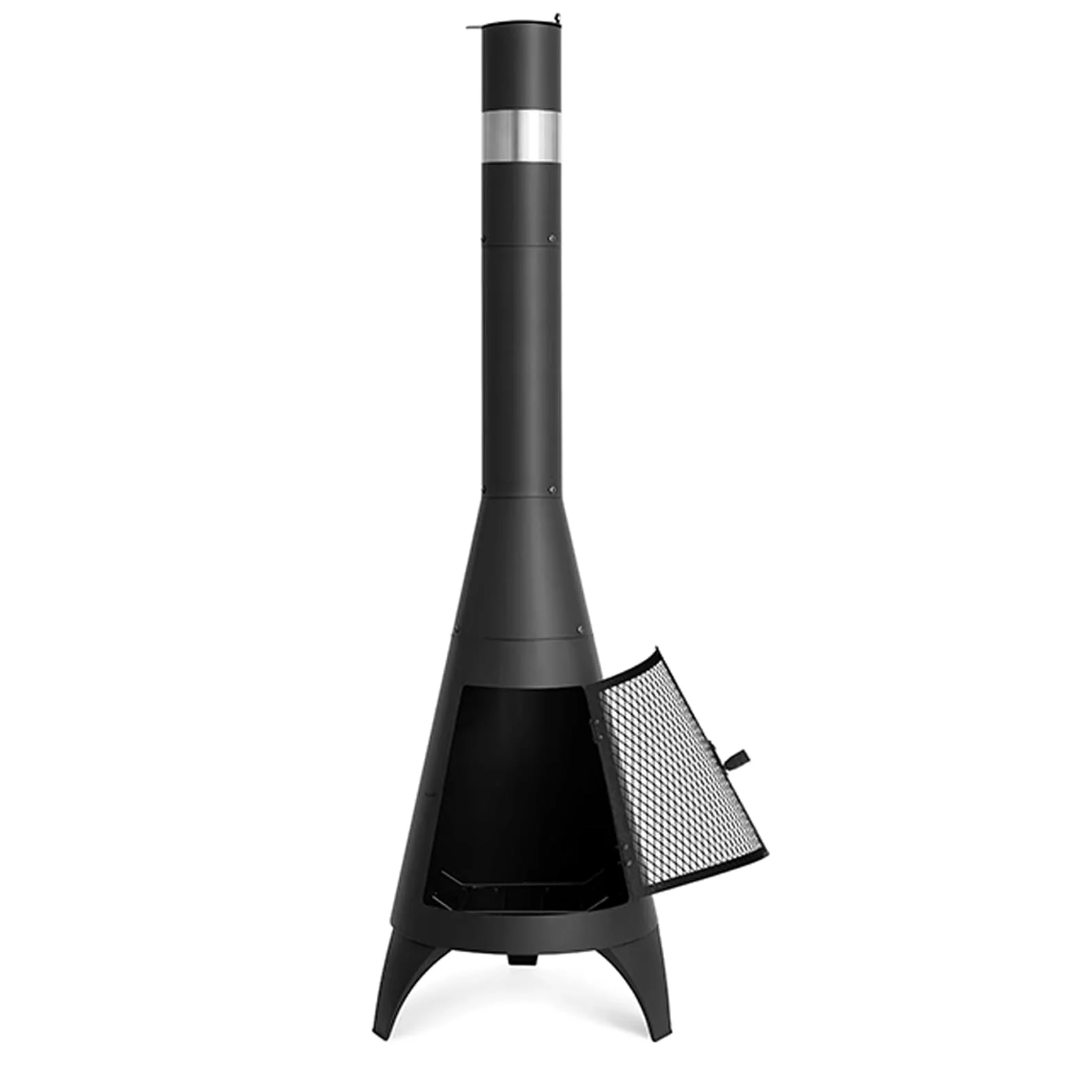Stufa a Legna Economica Materiale in Acciaio Laminato a Freddo Gambe del Forno Triangolari Cucine da Campeggio Tendas Adatto per Uso Esterno e Campeggio(A,50 * 50 * 160cm)
