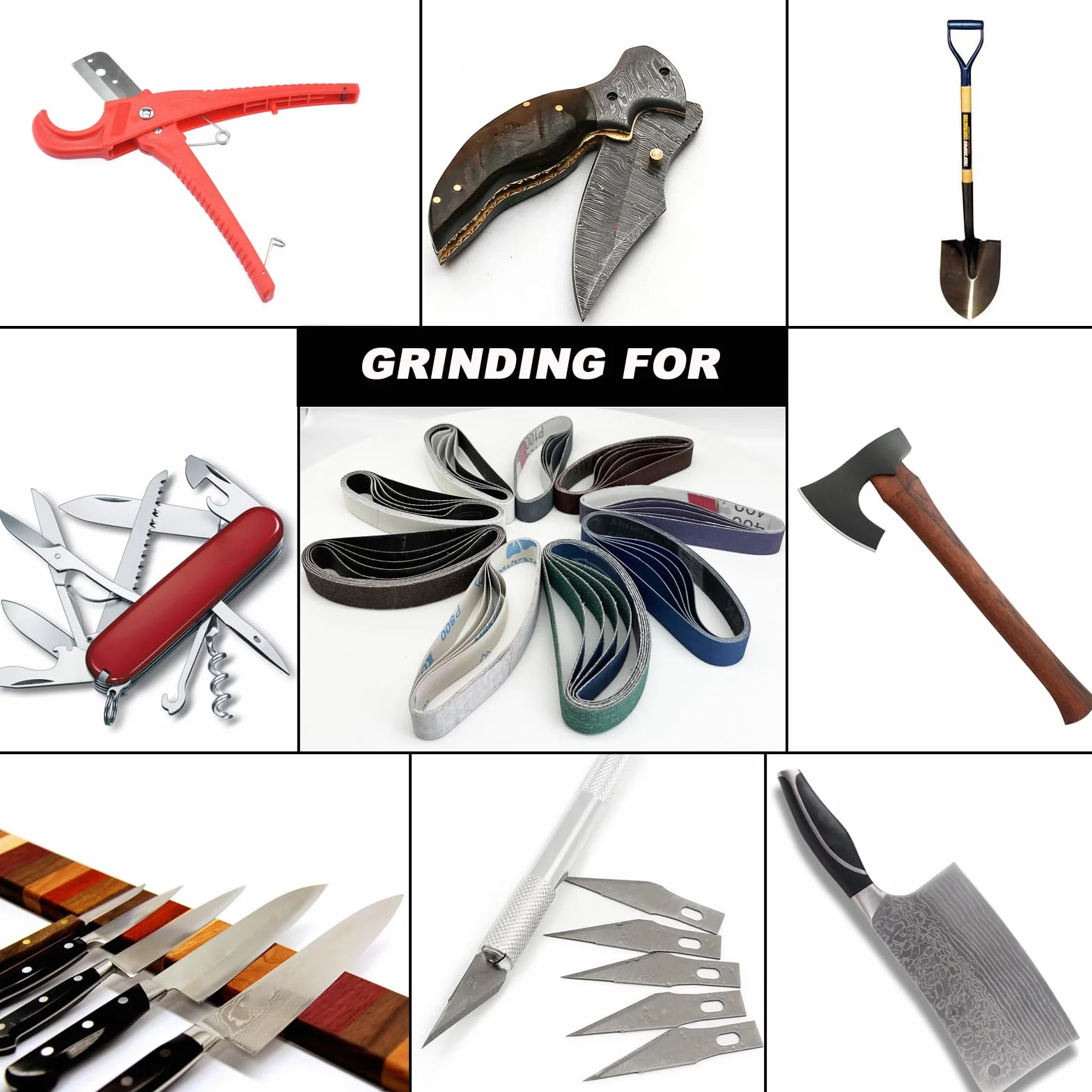 45 pezzi 3/4" x 30,5 cm kit di ricambio nastro abrasivo per lavoro affilato coltello e affilatore utensili Ken Onion Edition (WSKTS-KO), grana 80/120/240/400/600/800/1000/2500/5000