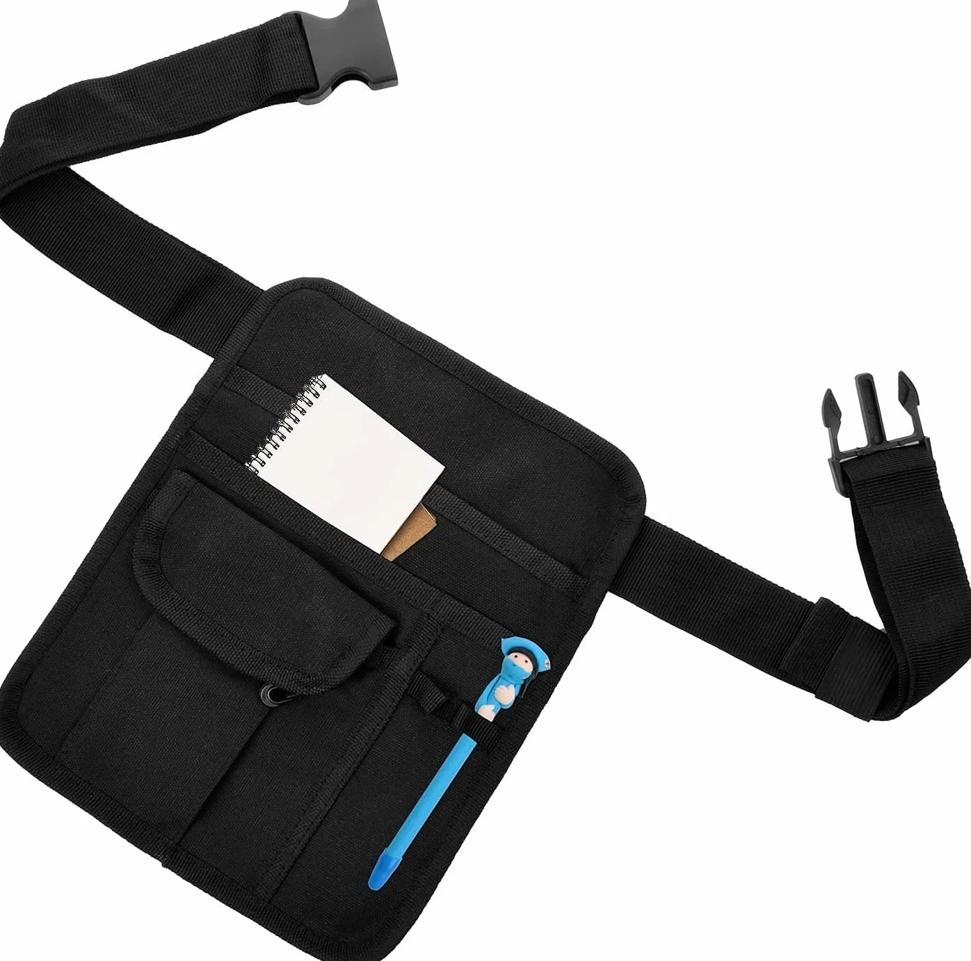Grembiule da server da ristorante, cintura utility, marsupio, organizer per libri degli ospiti, tablet, portafoglio, cialde, titolari, penne, denaro