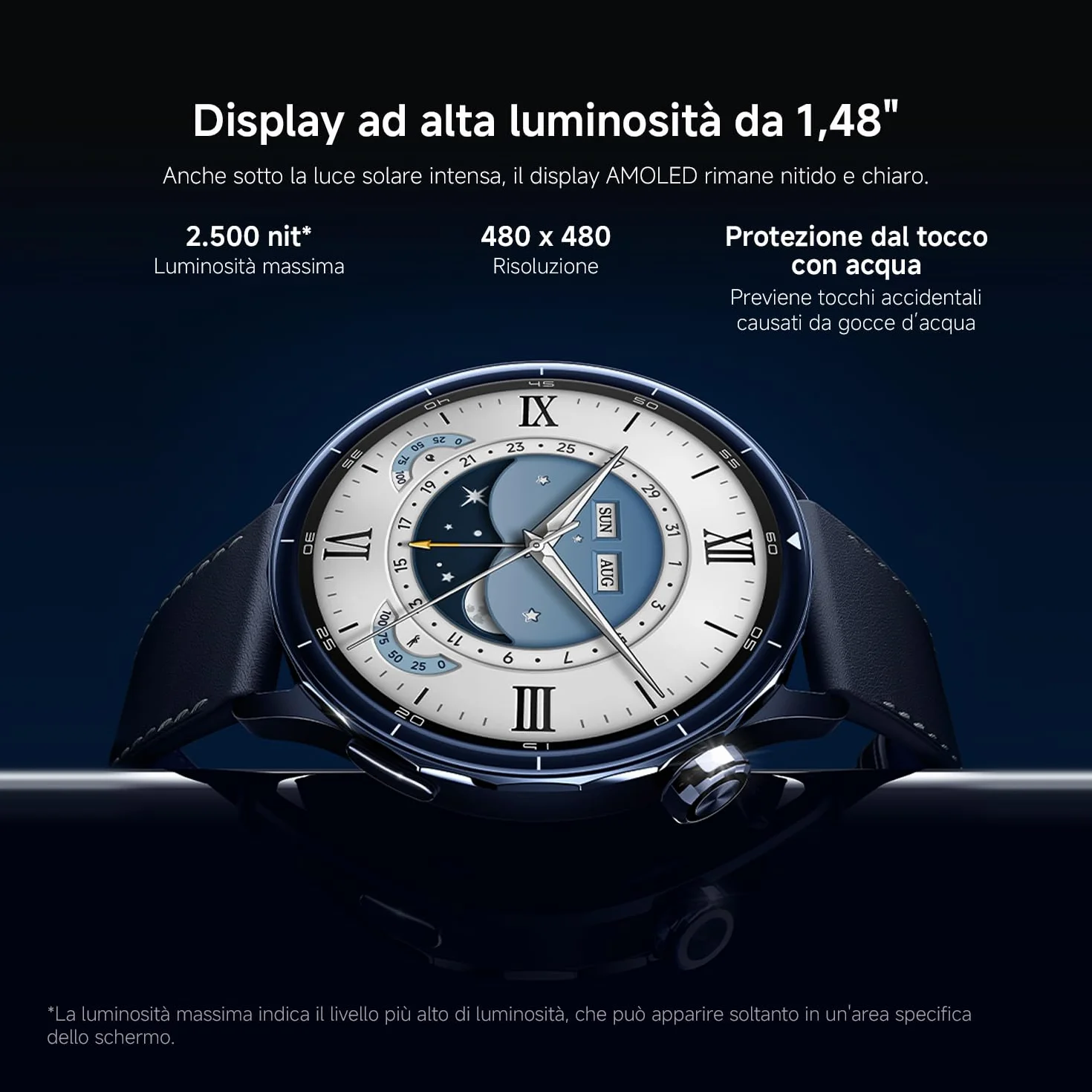 XIAOMI Watch S5 46 mm, Smartwatch per Uomo/Donna, AMOLED da 1,48", Fitness Tracker con Monitoraggio del Sonno, 21 Giorni, 150+ Modalità Sportive, GPS Dual-Band, NFC, Android&iOS, Nero
