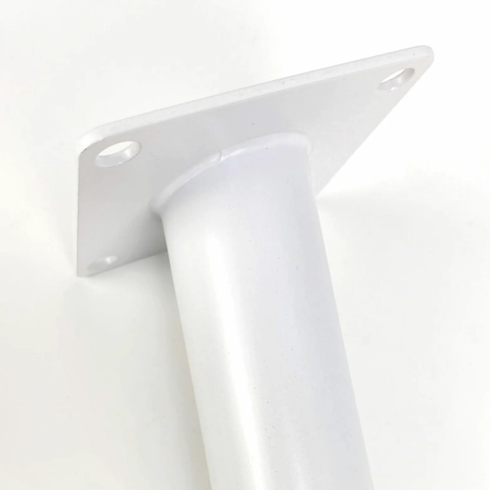 Generico Gambe per Mobili Piedini per Tavolo in Metallo da 30 cm 4 Pezzi Supporto in Ferro Bianco Vernice Spray Piedini per Divano Altezza: 10-72 cm Piedini per Mobile da 30 cm/11,8"