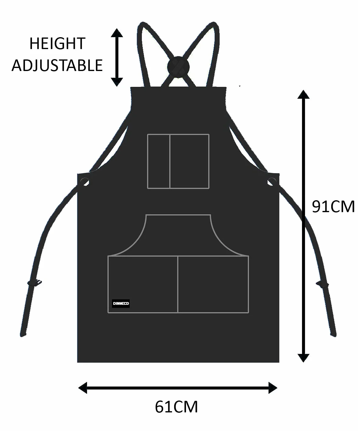 Grembiule Saldatore Professionale in Pelle con 6 Tasche per Utensili. Grembiule Uomo da Lavoro di Cuoio Molto Resistente per Fabbro o Falegname