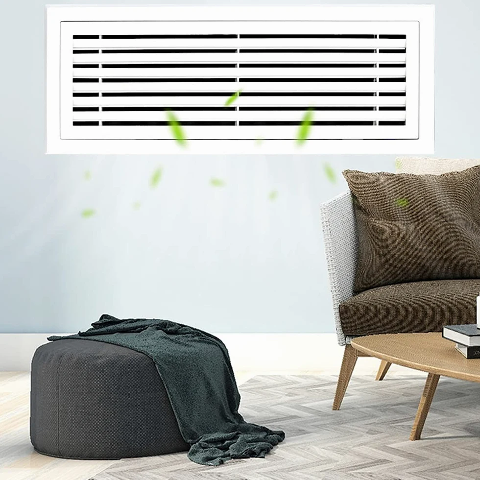 Griglie di ventilazione, in ABS, per aria condizionata e uscita dell'aria, 1 pezzo (griglie di ventilazione 1000 x 300 mm)