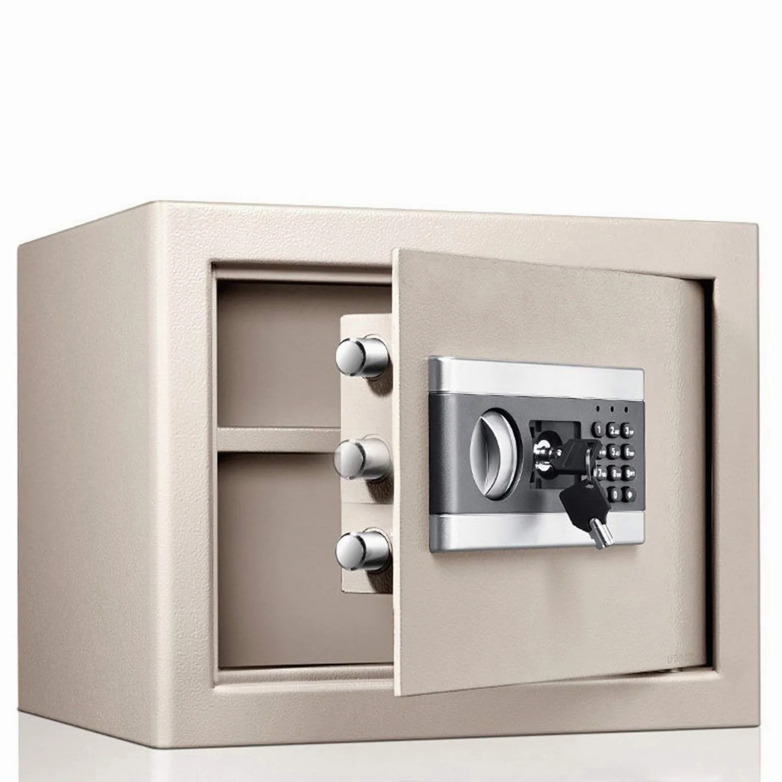 Cassaforte Elettronica Digitale di Sicurezza, Struttura in Acciaio, Nascosta con Serratura, Ideale per Casa, Ufficio, Hotel, Armadietto Portavalori.,