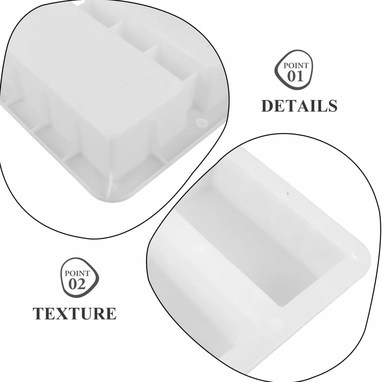 Supvox Stampo rettangolare olandese per mattoni: 20 x 10 x 6,2 cm, stampo in plastica per mattoni in cemento per esterni, giardino, pavimentazione, pietra, balcone, cemento, stampi decorativi