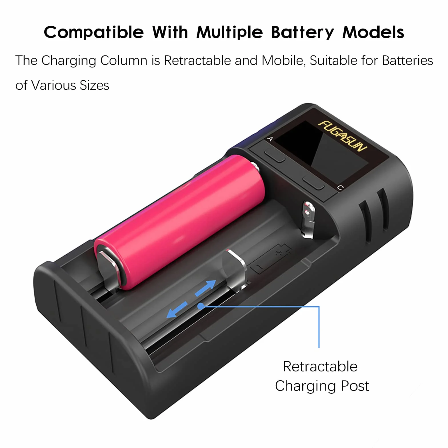 21750 21700 Caricabatterie,LCD intelligente 21750 18650 Caricabatterie Per 18650 20700 22700 26650 26700 16340 (RCR123) 17500 17650 17670 Batteria Ricaricabile con Scheda di Protezione PCB