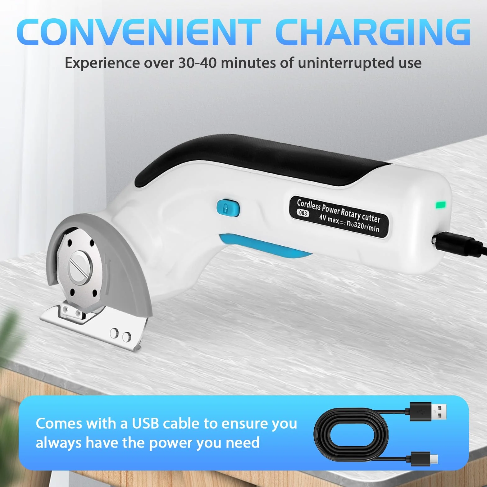 Taglierina Elettrica per Cartone 3.7V Lama di Ricambio a Batteria Universale