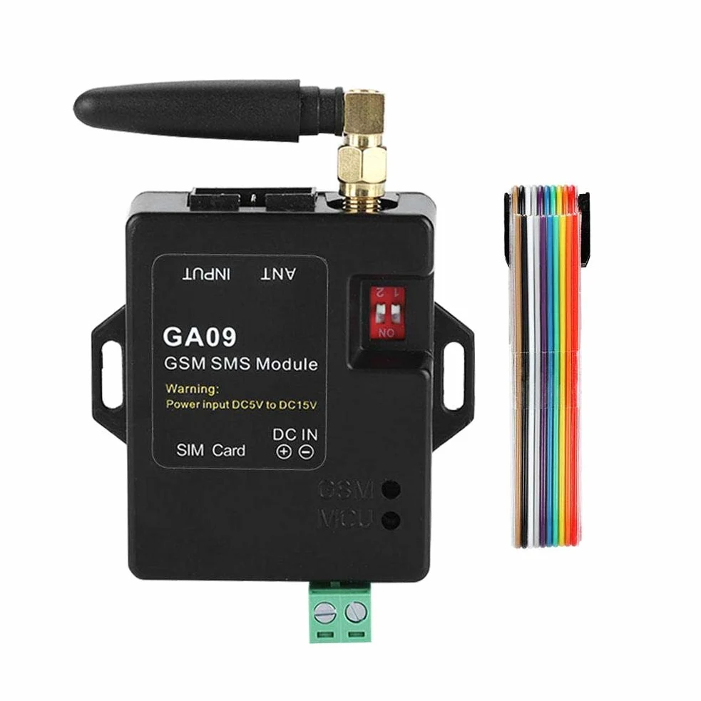 Mini Centrale di Allarme GSM a 8 Ingressi, Antifurto Wireless con Notifiche SMS e Chiamata Vocale per Porte e Finestre, Ideale per Casa e Ufficio