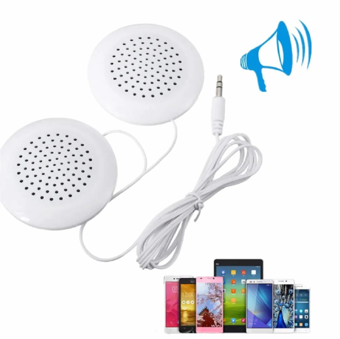 MASUNN Mini Altoparlante Universale del Cuscino del Collo per Il Lettore Mp3 Mp4 Radio per iPod per Il Telefono