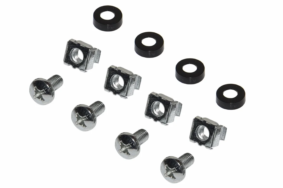 Kit 50 Viti, Dadi e Rondelle per Armadi Rack 19" Zinco LKKIT50VZ