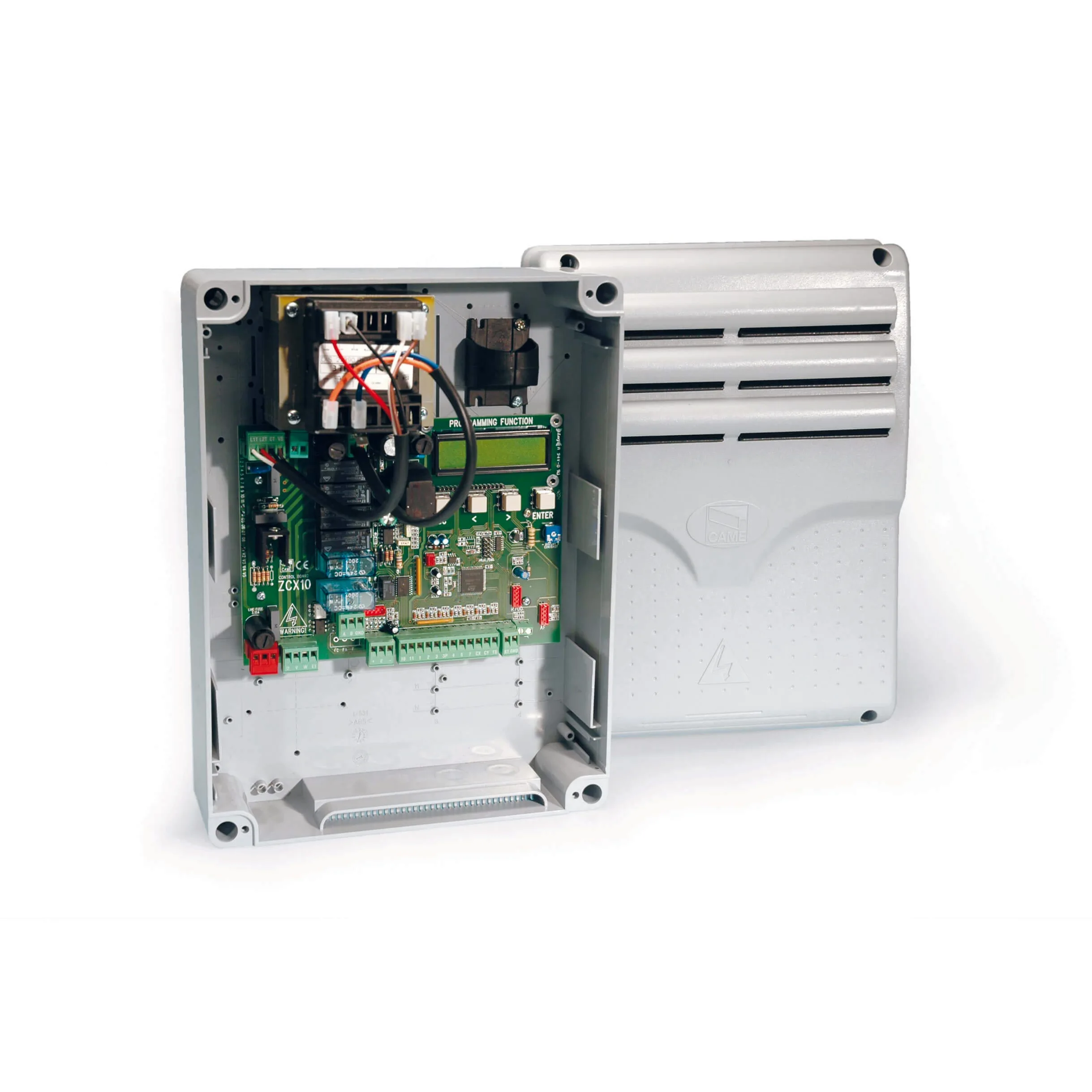 CAME 001U1924 KIT FROG INTERRATO PER CANCELLI A BATTENTE FINO A 3,5 METRI E 400 KG PER ANTA, IDEALE PER UN UTILIZZO RESIDENZIALE, SISTEMA AC 230 V, COLORE GRIGIO