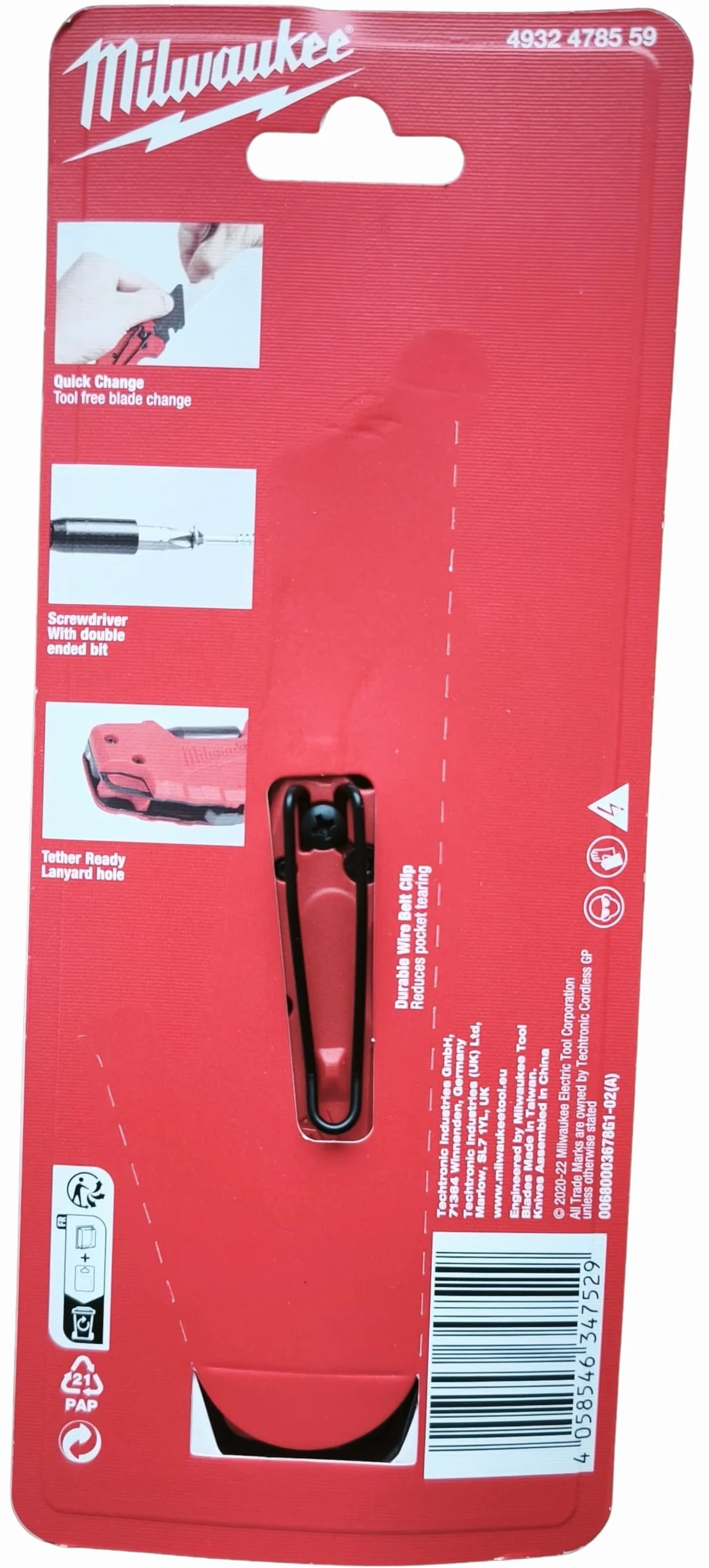 Cuchillo FASTBACK 6 en 1