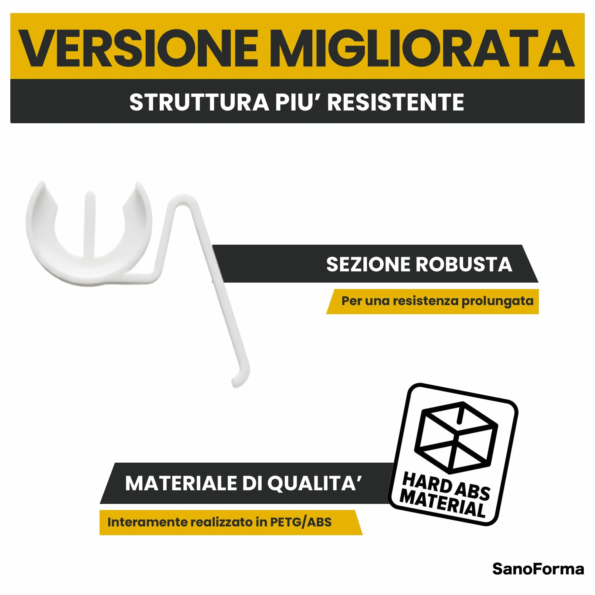 SANOFORMA Ricambio Molla di Sicurezza Compatibile con Geberit 81658091 816580931 Set 1 pezzo Made in Italy