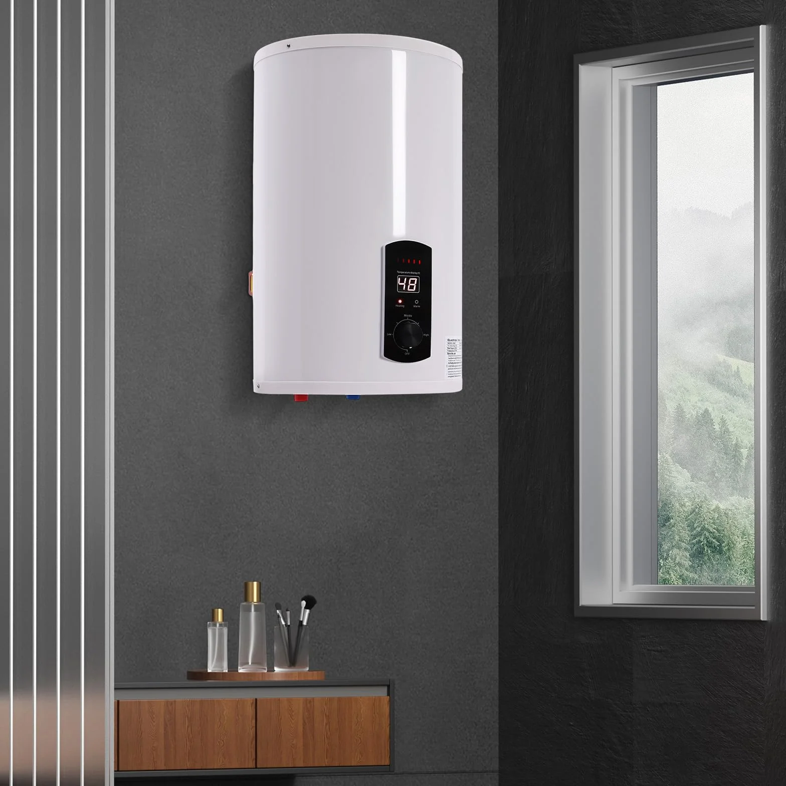 Scaldabagno Elettrico Verticale - Capacità Effettiva 30 L