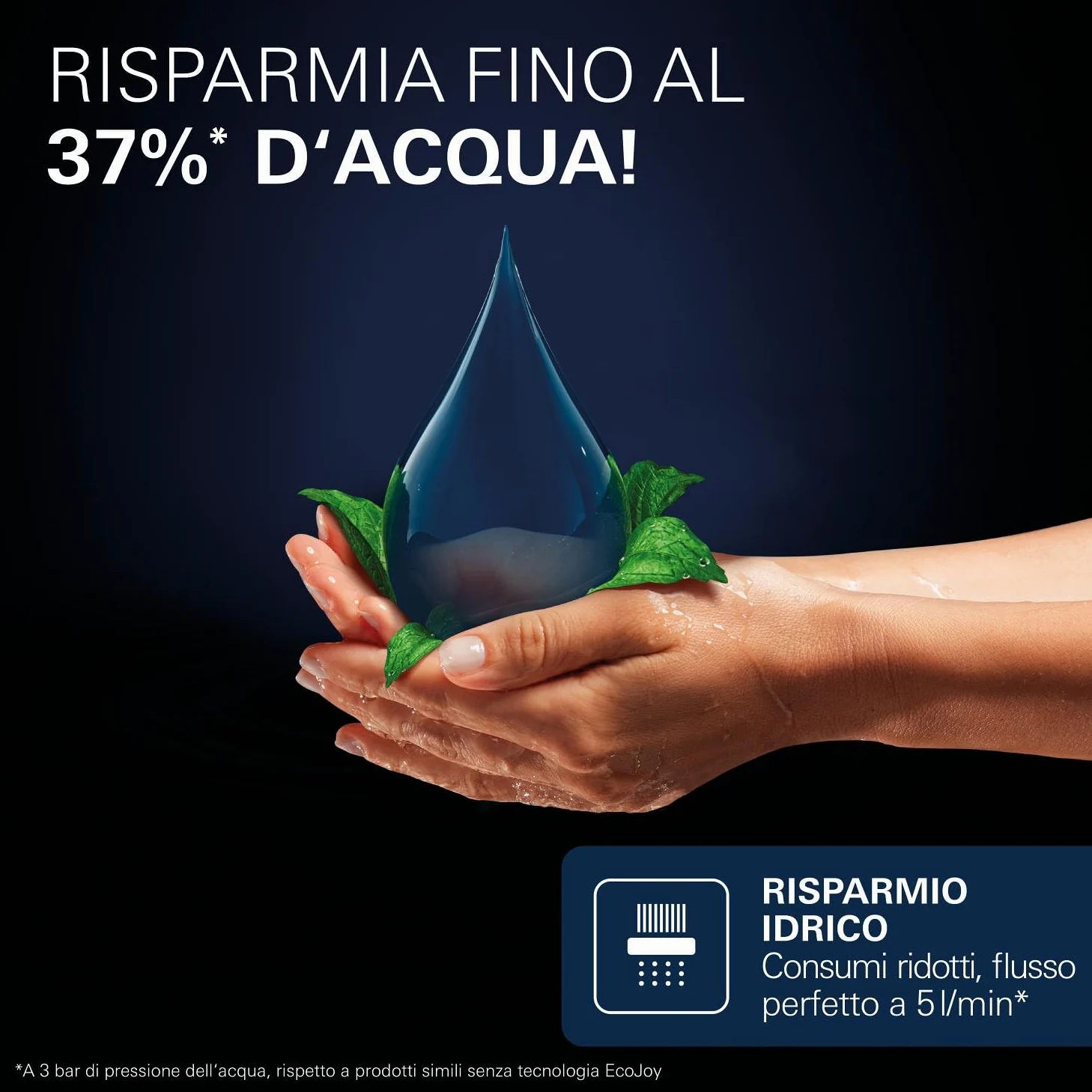 GROHE Dice Rubinetto miscelatore per lavabo con piletta click-clack (S-Size 152 mm, cartuccia ceramica 28 mm, risparmio idrico, facile da installare), cromo, 1018570000