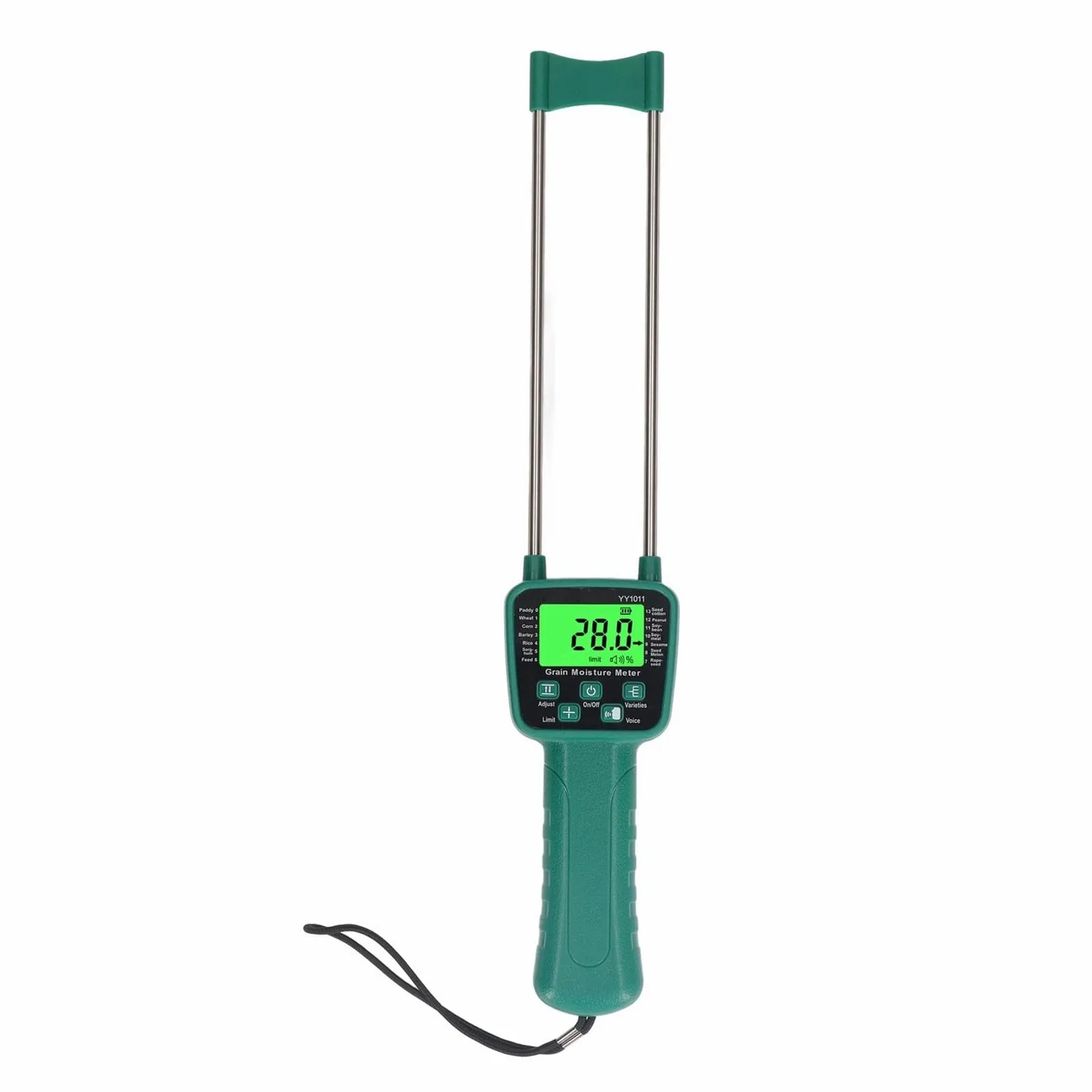 Misuratore Di Umidità Del Fieno Grano E A Soia Display LCD Con Trasmissione Vocale,Controllo accurato