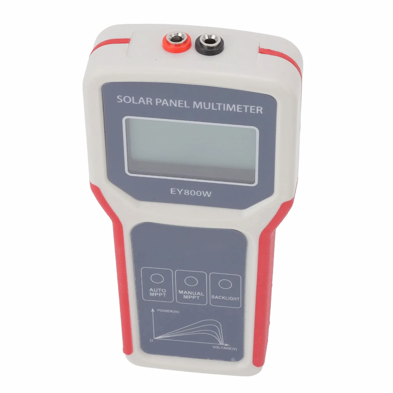Jiawu Tester MPPT per Pannelli Solari LCD Multifunzionale, Multimetro per Pannelli Solari 12-60V 0-35A 800W, Test di Tensione a Circuito Aperto, Protezione da Sovratensione/corrente/temperatura,