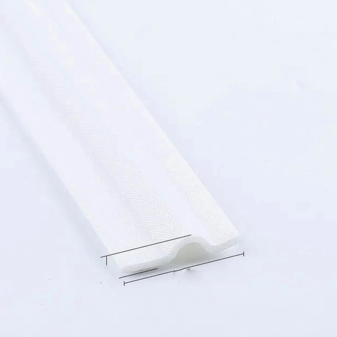 Striscia di tenuta in schiuma acustica per finestre, 40 m, isolante per pareti per porte scorrevoli, finestre, antivento, insonorizzata, in cotone, suono-bianco-20 m