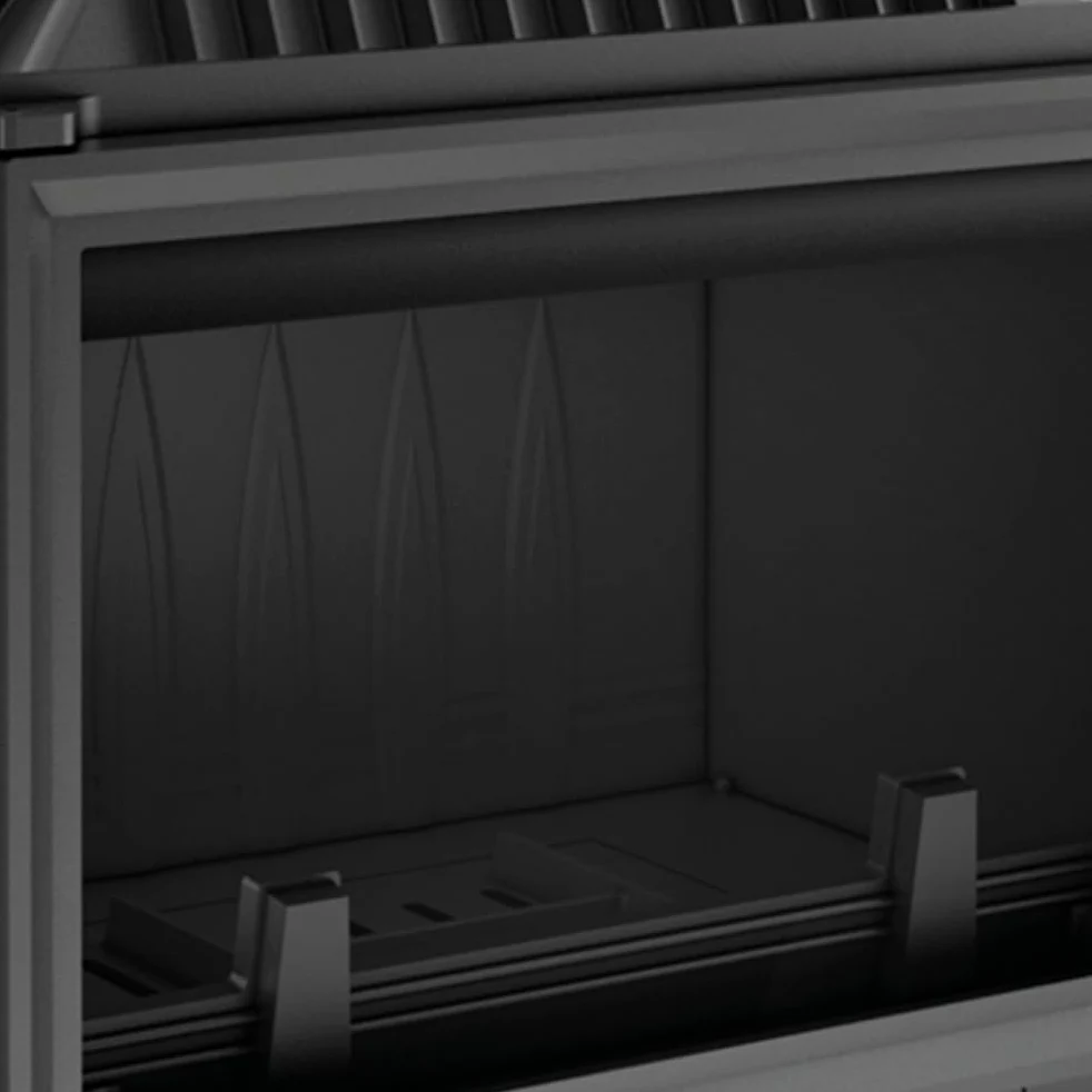 KRATKI ANTEK Camino a legna in ghisa 10kW Ø 180 - stufa a legna Classe energetica A - ECODESIGN, Efficienza termica 76% - Gamma di potenza 4,5-13kW - cestino della cenere & regolazione dell’aria