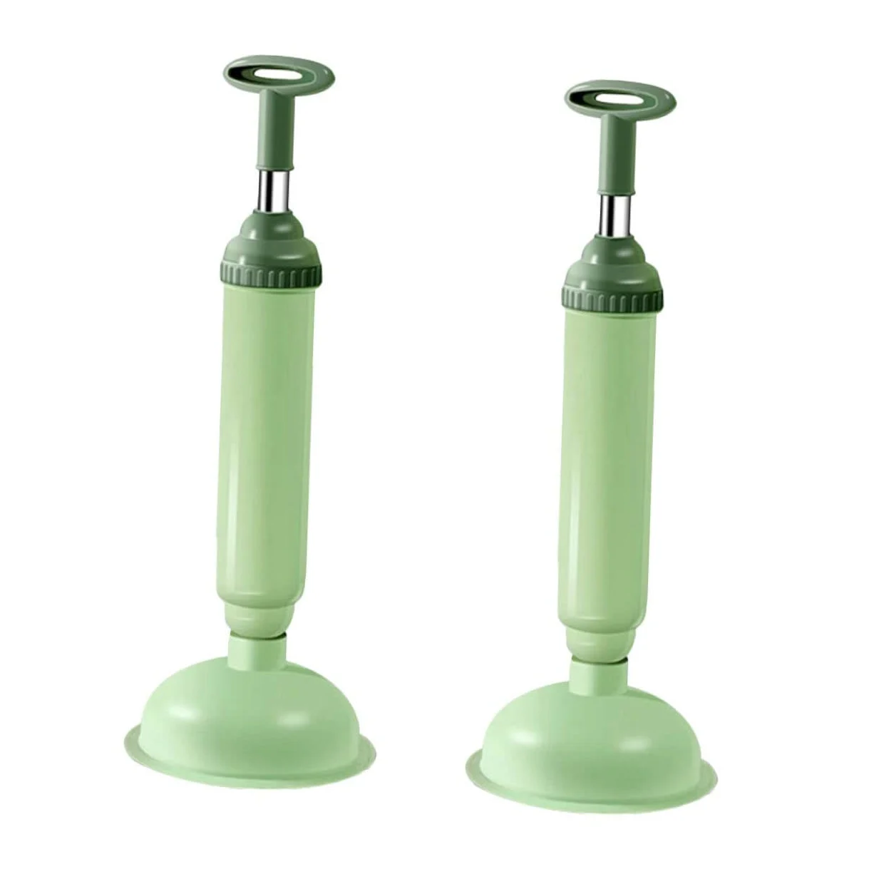 YARNOW Stura Water a Pressione per WC, Stura WC Professionale in PVC e Acciaio Inox, 2 Pezzi, Elimina Blocchi in Casa e Ufficio