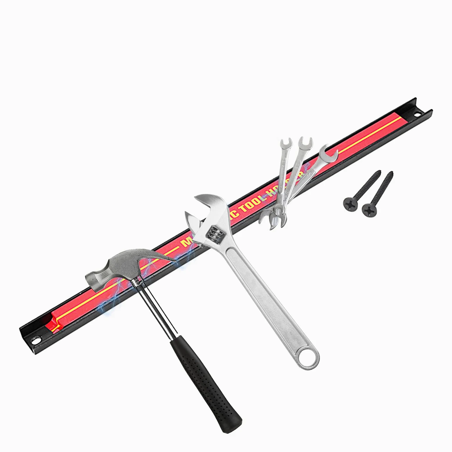 Nastro magnetico per utensili | Supporto di grande capacità per attrezzi, organizer salvaspazio per officina, officina di riparazione auto,