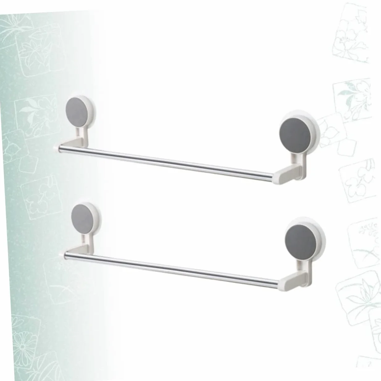 2 pezzi anello per portasciugamani per appendiabiti, portapiatti, piatto, parete singola, per lavabo, organizer, copertura, bianco, da appendere, bagno, in acciaio, mano di support