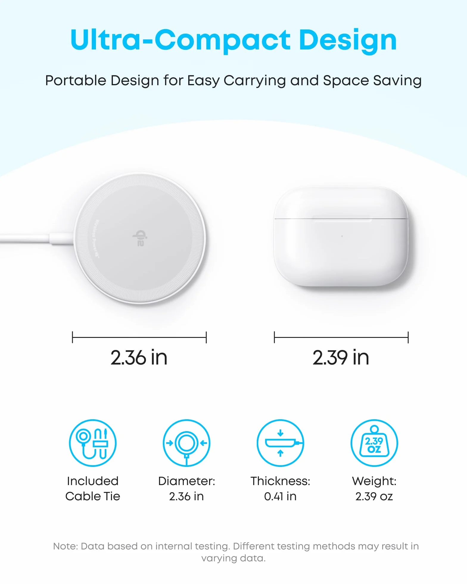 Anker Caricatore Wireless iPhone Magnetico 15W, Certificato Qi2 Pad di Ricarica Wireless Compatibile con MagSafe, per iPhone 17 Pro Max/Serie 16-12, AirPods e Altri (Adattatore Non Incluso)