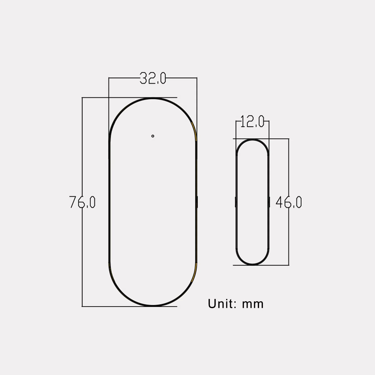 Sensori per Porte WIFI Allarmi Rilevatori di Ingressi Wireless Intelligenti per la Sicurezza Domestica con APP, Bianco 4 Pezzi (Bianca #-4)