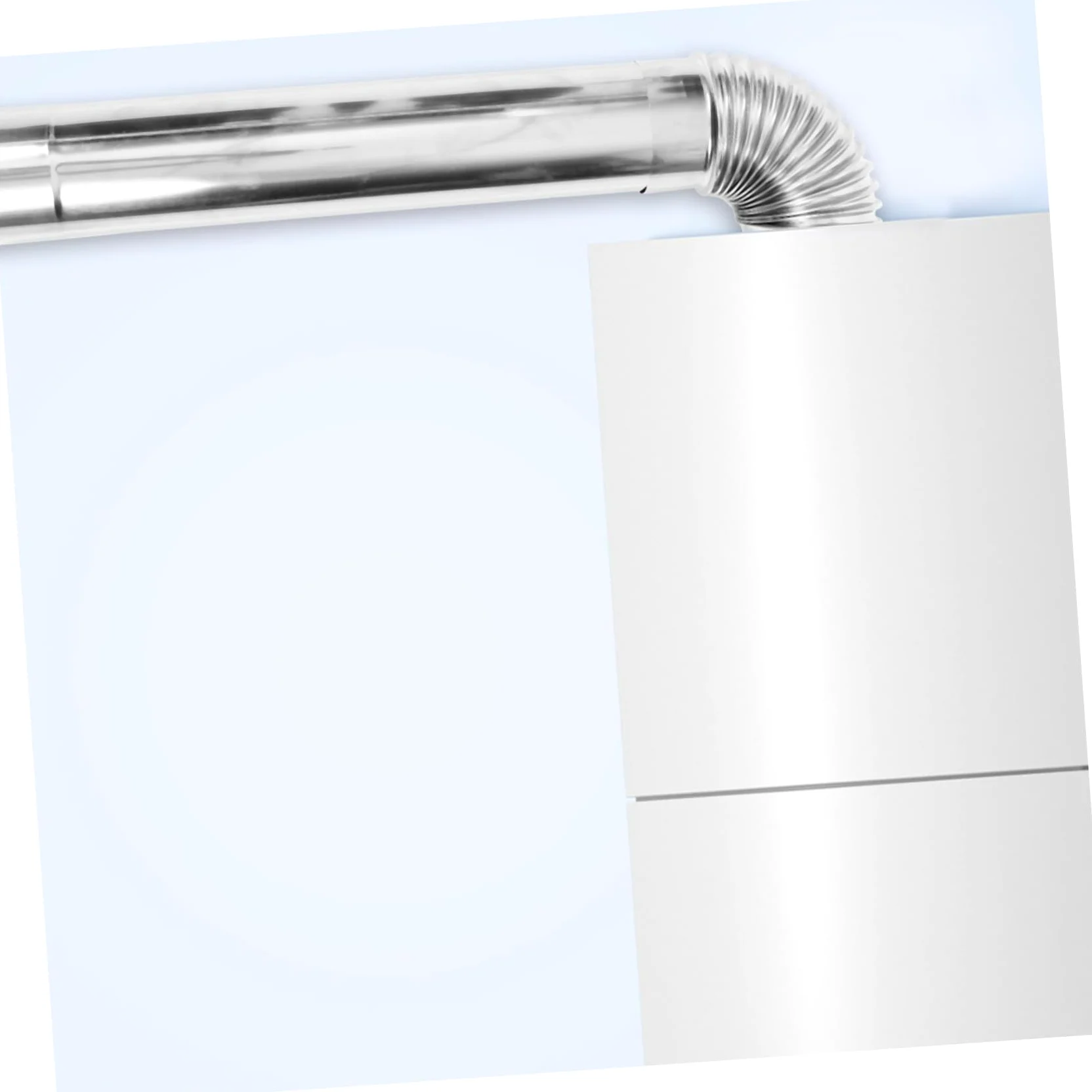 SHINEOFI Estensione per Canna Fumaria in Acciaio Inossidabile per Stufa Design Semplice