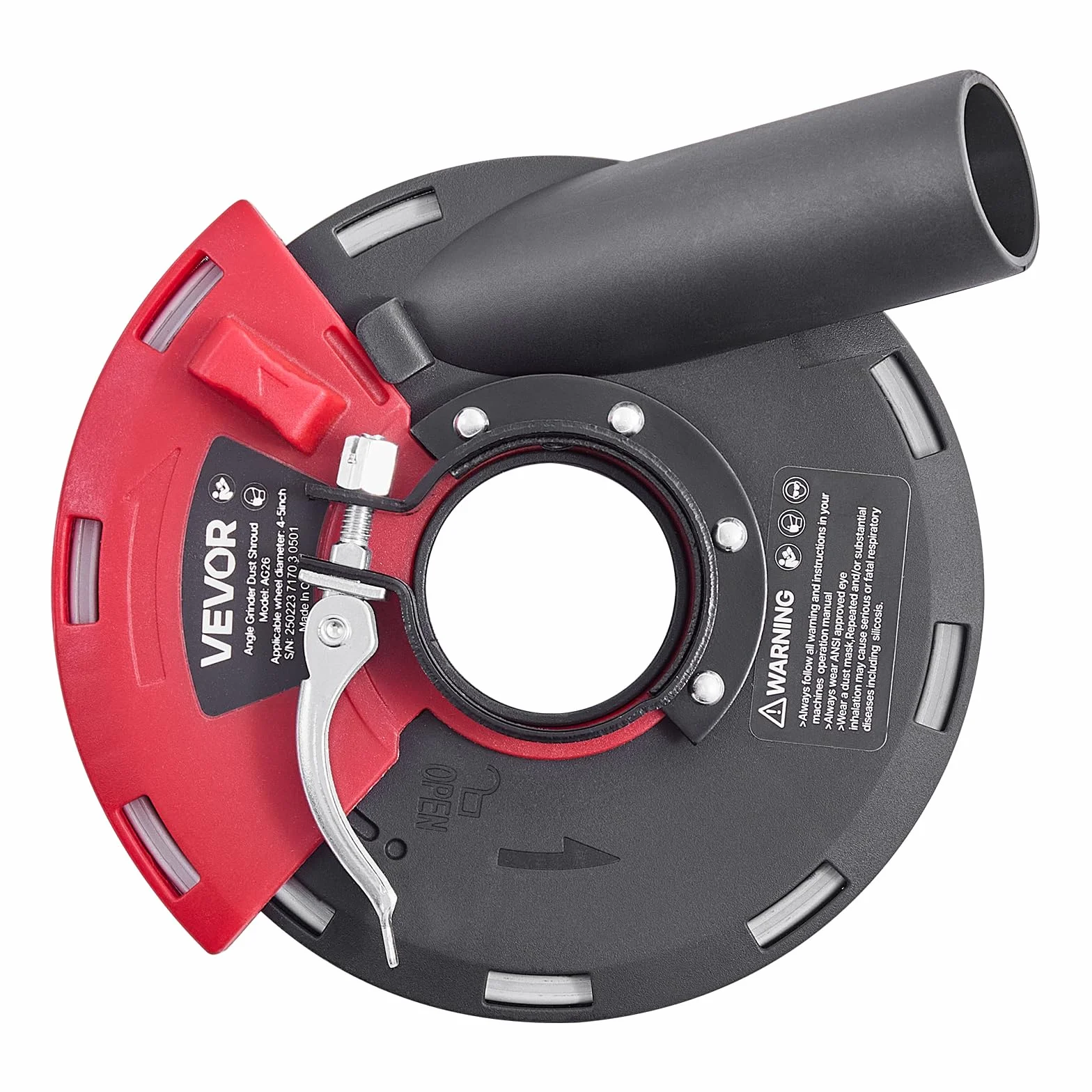 VEVOR Copertura Antipolvere per Smerigliatrice Angolare 100-125 mm Universale con Rondelle di Serraggio
