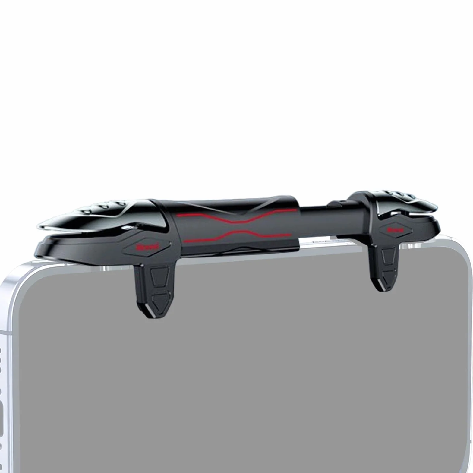Trigger mobile – Controller in metallo a ritardo zero, potenziatore di gioco per telefono, controller per presa dello schermo, di gioco mobile con risposta immediata, grilletto ergonomico [video game]