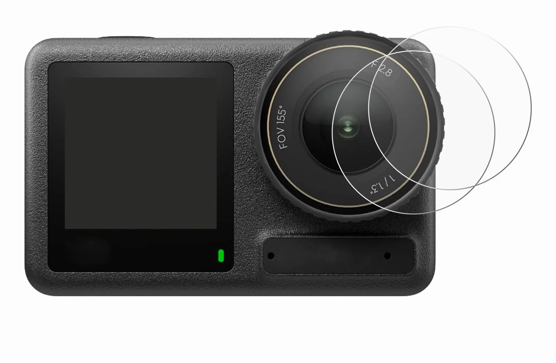 brotect Pellicola Protettiva per DJI Osmo Action 4 (Lente) Protezione Schermo (2 Pezzi) [Trasparente, Anti-Impronte]