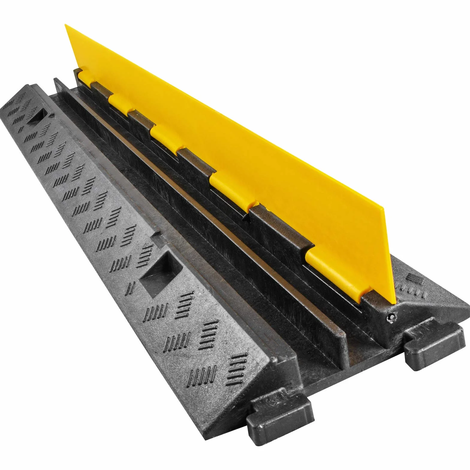VEVOR Passacavo A Pavimento In Gomma 2 Slot 1000x250x45mm 3 Pezzi