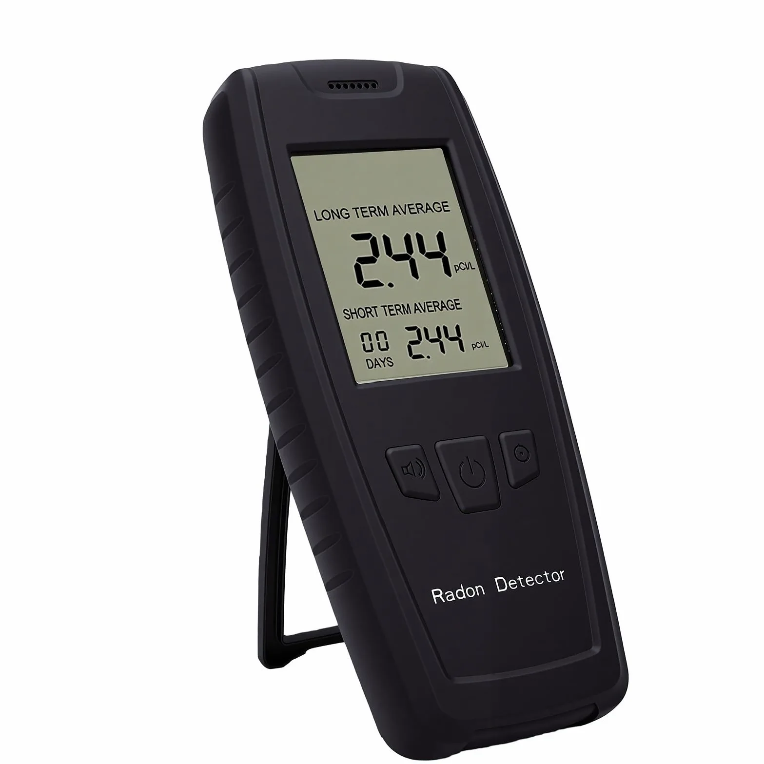 Zunate Rilevatore di Radon Portatile, Monitor di Radon Digitale con Display LCD, Rilevatore di Gas per la Scuola di Home Office, Tester di Livello di Professionale