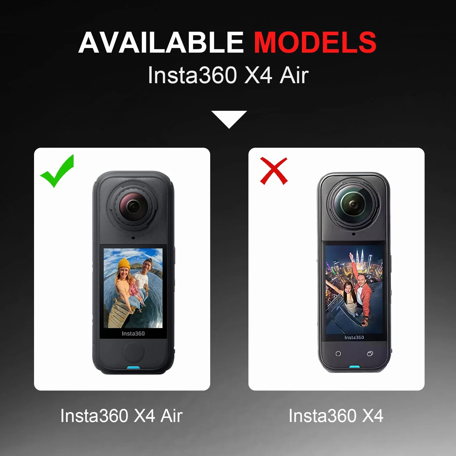 Confezione da 3 pellicole protettive in vetro temperato per Insta360 X4 Air, pellicola protettiva Ultra HD 9H, fotocamera antigraffio per accessori Insta360 con bordo 2.5D, senza bolle
