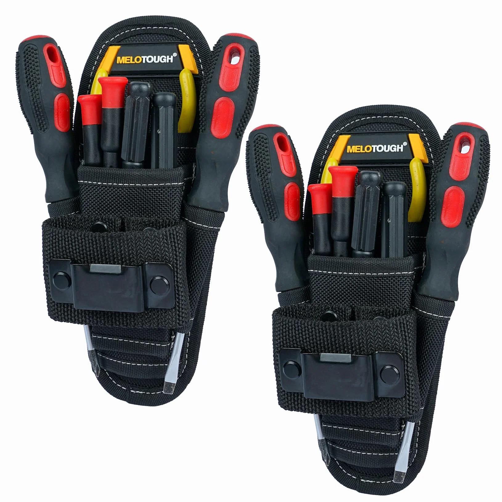 Piccola custodia per attrezzi con clip da cintura, piccola tasca portautensili, organizer per attrezzi da lavoro e porta coltelli