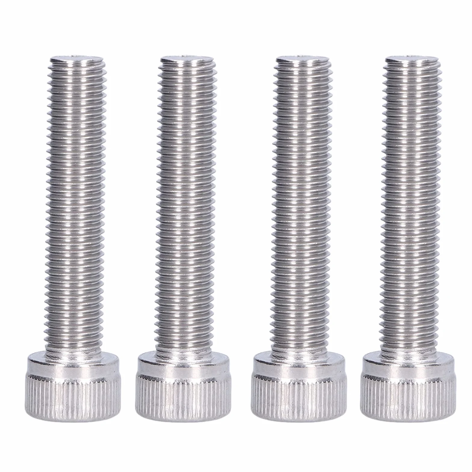 Bullone Esagonale M10x1.25 A2 Acciaio Inossidabile Vite a Passo Fine 4 Pezzi