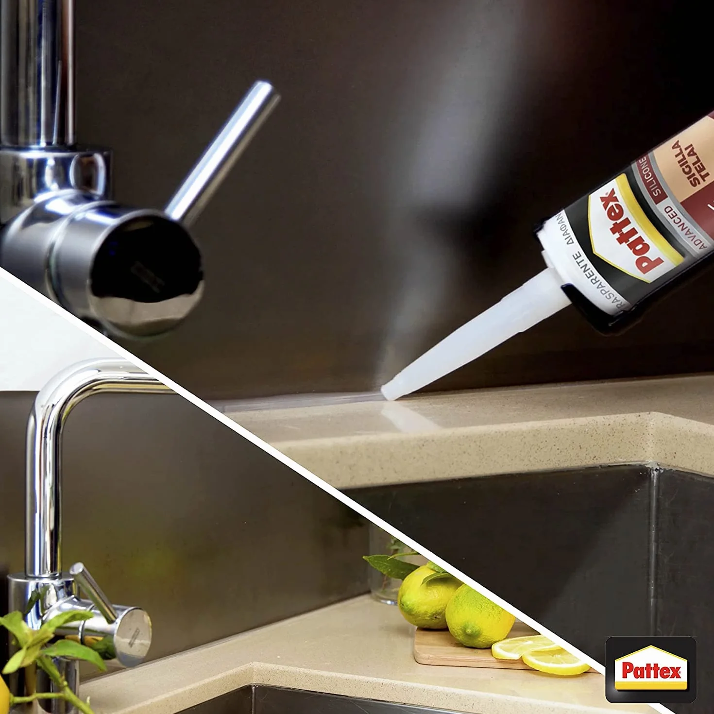 Pattex Silicone Bianco Neutro a Basso Modulo 280 ml per Finestre e Infissi