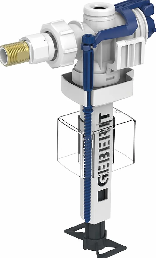 Geberit 240.700.00.5 Tipo valvola di riempimento tipo 383 per cisterne AP 240700005, bianco/blu