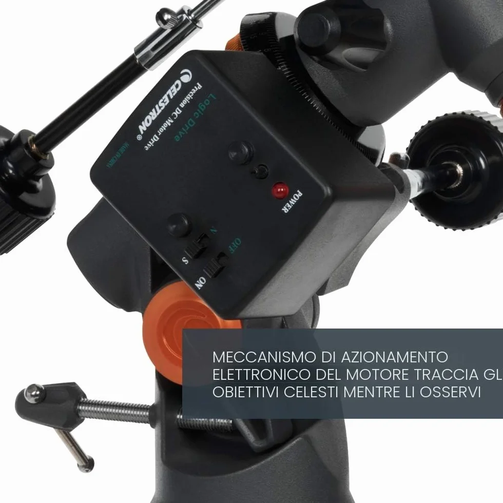 Celestron 31051 AstroMaster 130EQ Telescopio riflettore newtoniano a motore, blu scuro