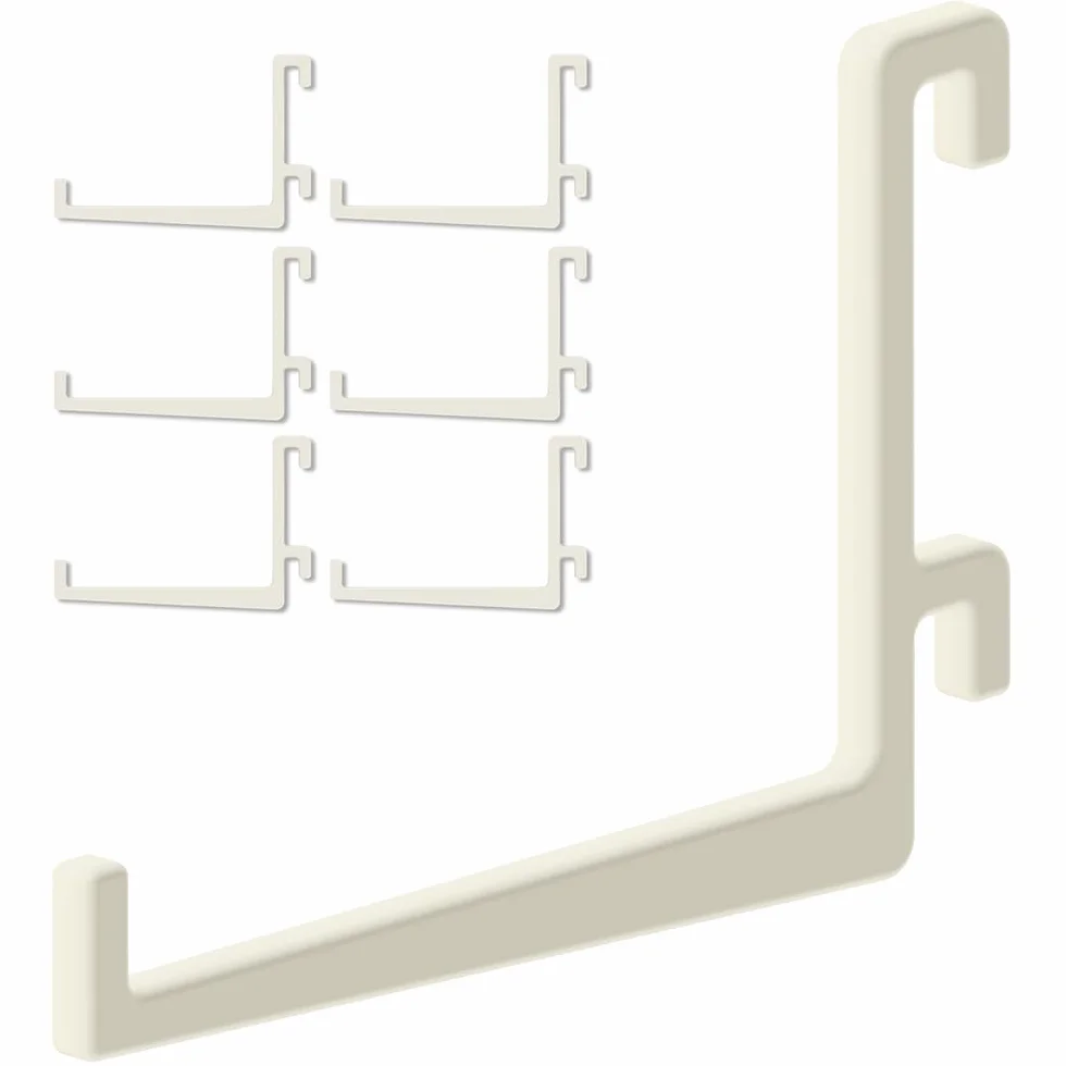 Ikea Skadis 6 ganci per pannello forato a L dritto 75 mm