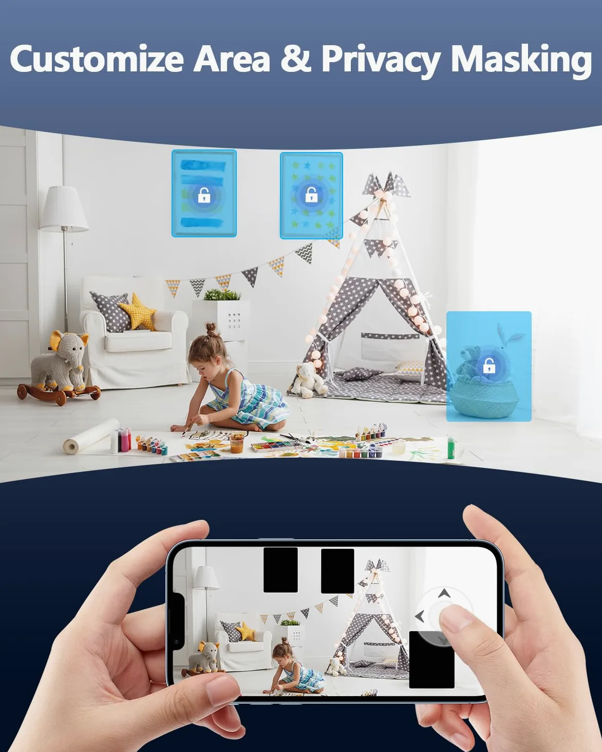 OOSSXX videoregistratore di rete di POE NVR di sicurezza di 8.0/4K Megapixel, nessun HDD | Supporta telecamere IP fino a 8 MP/4K, disco rigido da massimo a 8 TB, accesso remoto app gratuito, senza canone mensile